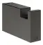 Крючок Gessi Rettangolo, настенный, цвет Black Metal Brushed PVD