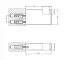 Крючок Gessi Inverso, 35hх15x60 мм, настенный, цвет Copper Brushed PVD