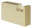 Крючок Gessi Inverso, 15x60x35h мм, настенный, цвет Brushed Brass PVD