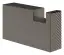 Крючок Gessi Inverso, 35hх15x60 мм, настенный, цвет Black Metal Brushed PVD