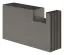 Крючок Gessi Inverso, 15x60x35h мм, настенный, цвет Black Metal Brushed PVD