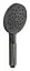 Ручной душ Gessi Technical Accessories, Ø120 мм, 3-х позиционный, цвет Black Metal Brushed PVD