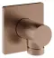 Шланговое подсоединение Gessi Inverso Bath&Shower, Н-60 мм, цвет Copper Brushed PVD