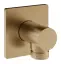 Шланговое подсоединение Gessi Inverso Bath&Shower, Н-60 мм, цвет Warm Bronze Brushed PVD