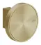 Крючок Gessi Origini, настенный, ø67х50 мм, с отделочной вставкой, цвет Brushed Brass PVD