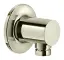 Шланговое подсоединение Gessi Inciso ⌀65 мм, настенное, цвет Nickel PVD