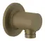 Шланговое подсоединение Gessi Inciso ⌀65 мм, настенное, цвет Antique Brass