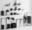 Стакан Gessi Rettangolo, настольный, 105хh125х85 мм, цвет Black/Copper Brushed PVD