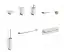 Стакан Gessi Origini, настенный, ⌀75хh160 мм, цвет White/Finox Brushed Nickel