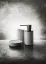 Стакан Gessi 316, настольный, ⌀75х126 мм, цвет White/Black Metal Brushed PVD