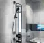 Штанга для душа Gessi Rilievo, цвет Matte Black