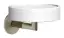 Мыльница Gessi Ingranaggio Accessories, ø115 мм, настенная, цвет White/Finox Brushed Nickel