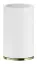 Стакан Gessi Inciso, настольный, ⌀75х127 мм, цвет White/Brass PVD