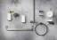 Стакан Gessi Inciso, настольный, ⌀75х127 мм, цвет White/Brass PVD