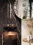 Стакан Gessi Inciso, настольный, ⌀75х127 мм, цвет White/Copper PVD