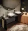 Стакан Gessi Inciso, настольный, ⌀75х127 мм, цвет White/Nickel PVD