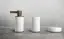 Стакан Gessi Inciso, настольный, ⌀75х127 мм, цвет White/Nickel PVD