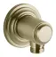 Шланговое подсоединение Gessi Venti20, L-59 мм, цвет Brushed Brass PVD