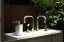 Cтакан Gessi Inciso, настольный, ⌀75х127 мм, цвет White/Bronze Brushed