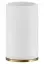 Cтакан Gessi Inciso,⌀75х127 мм, настольный, цвет White/Brushed Brass PVD