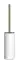 Ёршик напольный Gessi Anello, цвет Finox Brushed Nickel