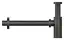 Cифон для раковины Gessi Technical Accessories, цвет Black Metal Brushed PVD