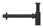 Cифон для раковины Gessi Technical Accessories, цвет Aged Bronze