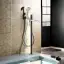 Скрытая часть Gessi для напольного смесителя с изливом, цвет хром