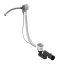 Слив-перелив для ванны Gessi Technical Accessories, h600 мм, с системой наполнения ванны через перелив, цвет Chrome Brushed