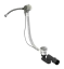 Слив-перелив для ванны Gessi Technical Accessories, h600 мм, с системой наполнения ванны через перелив, цвет Finox Brushed Nickel