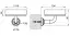Мыльница Gessi Venti20, настенная, ø115 мм, цвет White/Nickel PVD
