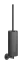 Ёршик Gessi Ventaglio, настенный, цвет Black Metal Brushed PVD