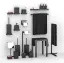 Полотенцедержатель Gessi Rettangolo, 300 мм, настенный, цвет Black Metal Brushed PVD