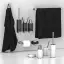 Полотенцедержатель Gessi316, настенный, L300 мм, цвет Steel Brushed