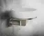 Мыльница Gessi Inciso ø115хh84 мм, настенная, цвет Black Metal Brushed PVD