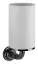 Стакан Gessi Venti20, настенный, цвет White/Black Metal PVD