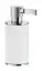 Дозатор Gessi Inciso, ø75х191 мм, настольный, цвет White/Chrome