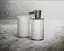 Дозатор Gessi Inciso, ø75х191 мм, настольный, цвет White/Chrome