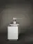 Дозатор для жидкого мыла Gessi Rettangolo, настольный, цвет White/Antique Brass