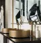 Дозатор Gessi Origini ⌀75хh199 мм, цвет White/Brass Brushed PVD