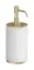 Дозатор Gessi Origini ⌀75хh199 мм, цвет White/Brass Brushed PVD