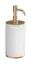 Дозатор Gessi Origini ⌀75хh199 мм, цвет White/Warm Bronze Brushed PVD