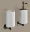 Дозатор для жидкого мыла Gessi Ingranaggio, настенный, цвет White/Matte Black