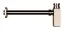 Сифон Gessi Technical Accessories, квадратный, L-347 мм, цвет Copper PVD
