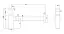 Сифон Gessi Technical Accessories, квадратный, L-347 мм, цвет Copper PVD