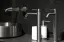 Дозатор Gessi316, настольный, цвет White/Steel Brushed