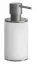 Дозатор Gessi316, настольный, цвет White/Steel Brushed