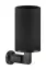 Cтакан Gessi Inciso ⌀75хh176 мм, настенный, цвет Black Metal Brushed PVD