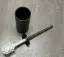 Ёршик Gessi Inciso, напольный, ⌀76х426 мм, цвет Matte Black