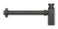 Сифон Gessi Technical Accessories, квадратный, цвет Black Metal Brushed PVD